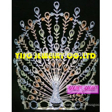 fashion queen quality classic tall peacock princess crown